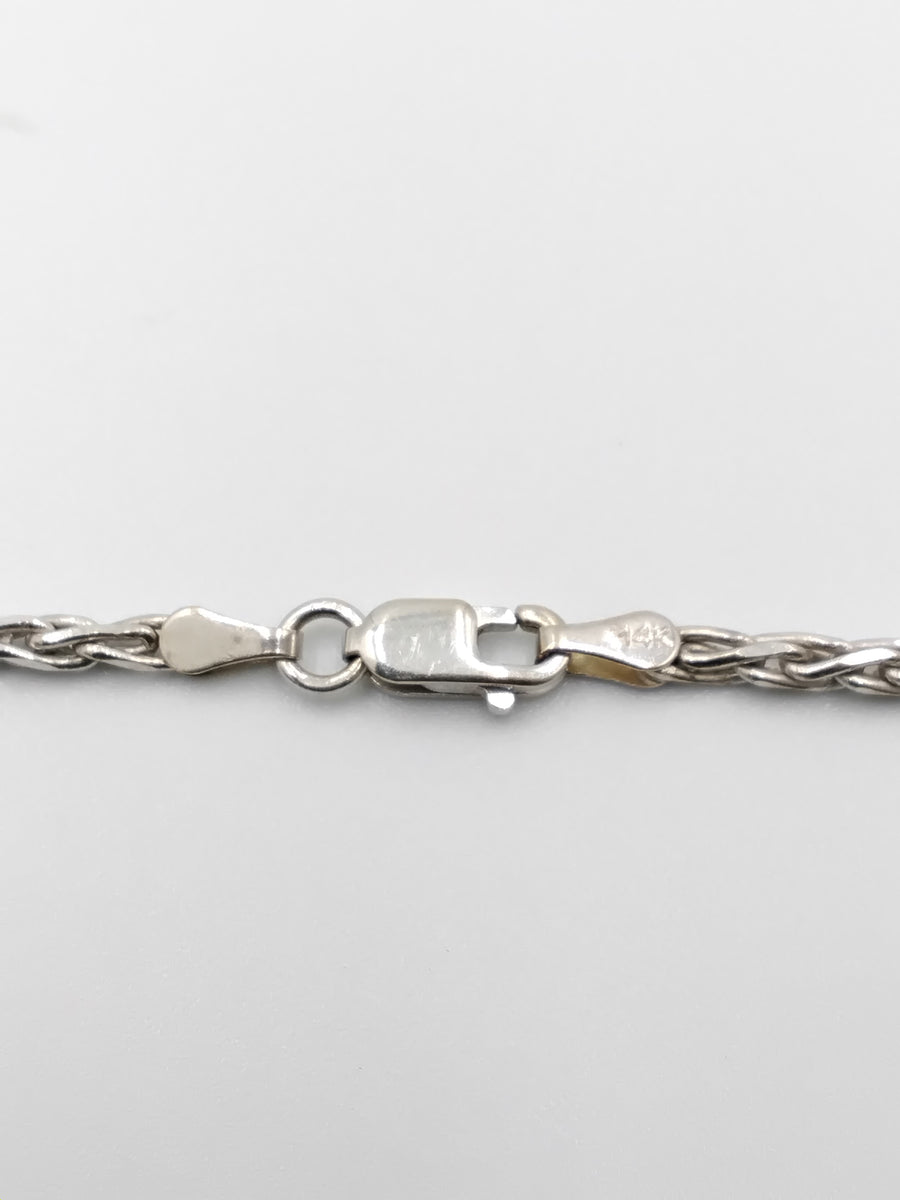 Rope Chain - White Gold 14k (.585) 8 grams 16 inch