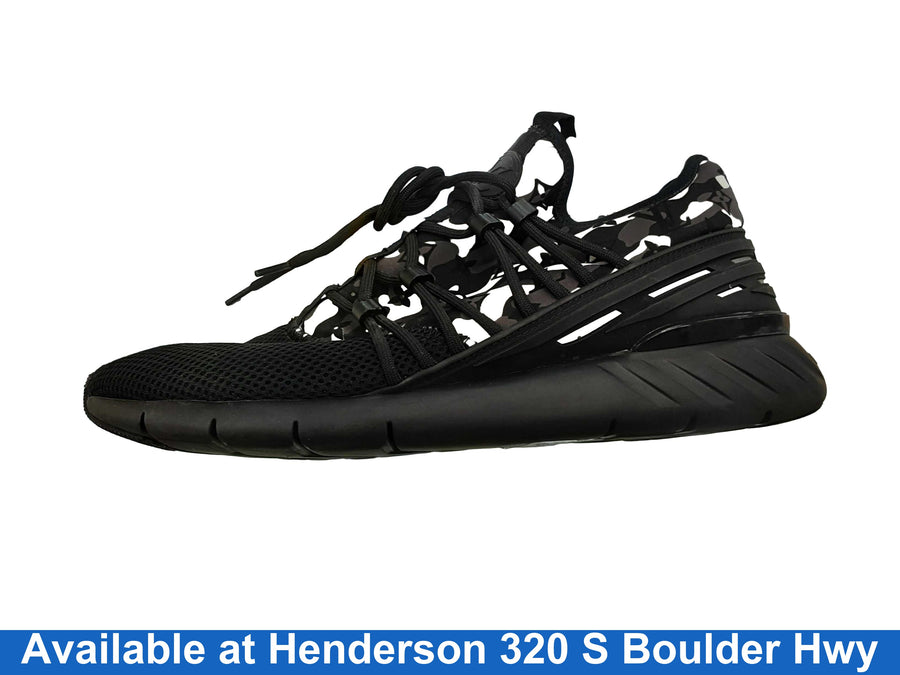 Louis Vuitton Neoprene Mesh Monogram Sneakers Black