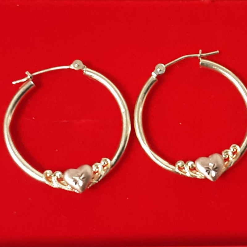 Bangle Earring Yellow Gold 10k (.417) 1.5 grams
