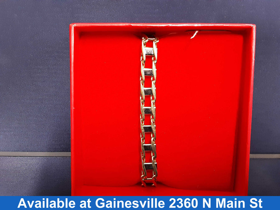 Box Bracelet - Yellow Gold 10k (.417) 32.6 grams 9 inch