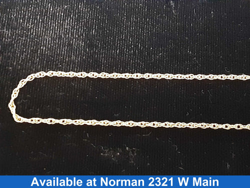 Rope Chain - Yellow Gold 14k (.585) 2.1 grams 19 inch