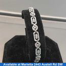 Bracelet - White Gold 10k (.417) 7.8 grams 8 inch