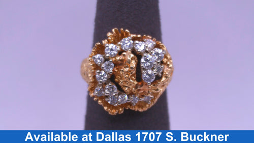 Women's Ring - Yellow Gold 14k (.585) 9 grams Size 7