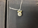Diamond Pendant - Yellow Gold 14k (.585) 1.3 grams