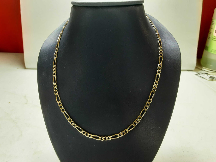 Figaro Chain - Yellow Gold 10k (.417) 12.1 grams 22 inch