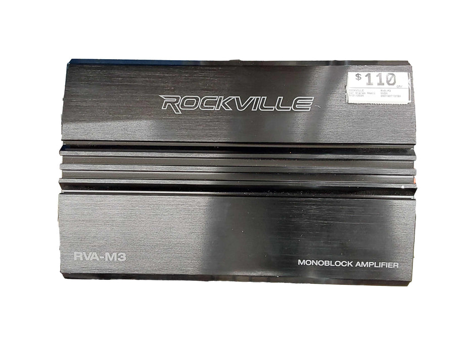 Rockville Rva-m3 Black Car Audio Amplifier