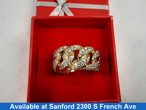 Men's Ring - Yellow Gold 10k (.417) 14.5 grams Size 10
