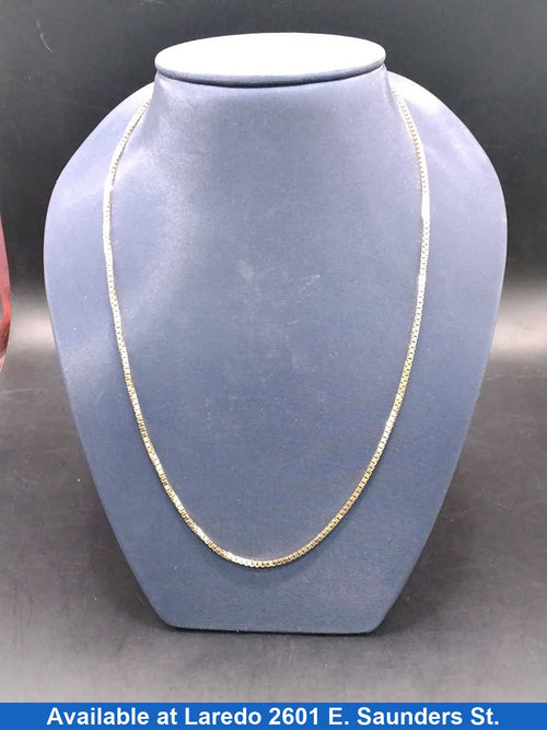 Box Chain - Yellow Gold 14k (.585) 7 grams 21 inch