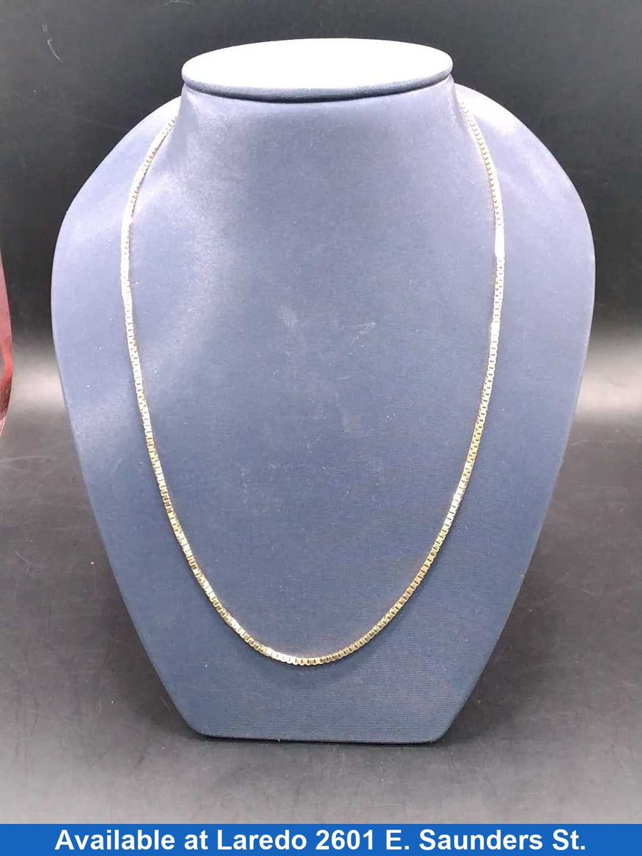 Box Chain - Yellow Gold 14k (.585) 7 grams 21 inch