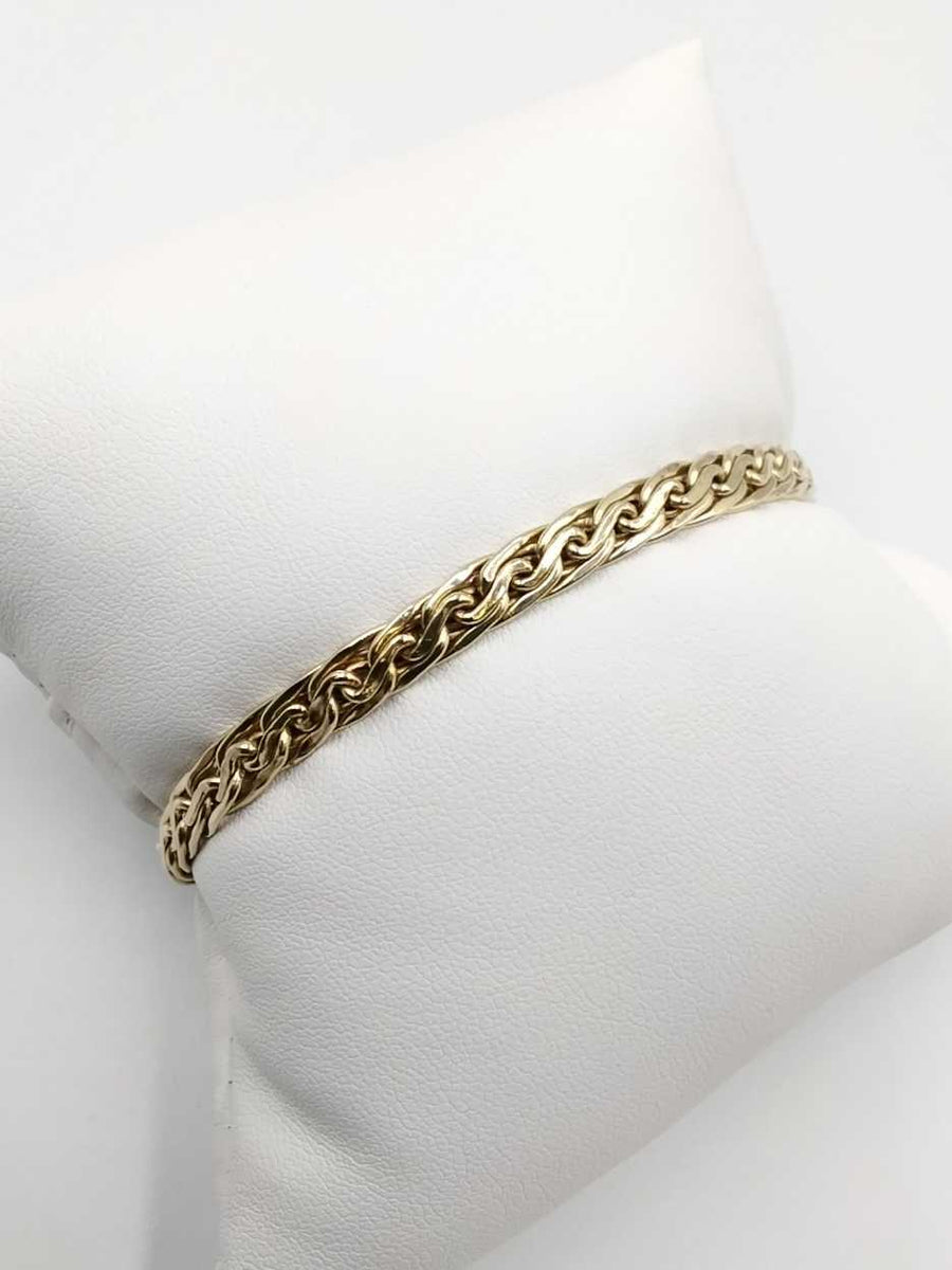 Wheat Bracelet - Yellow Gold 14k (.585) 7.6 grams 7 inch