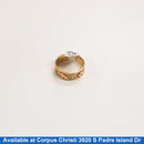 Ring - Wedding Band - Yellow Gold 14k (.585) 3.1 grams Size 7.5
