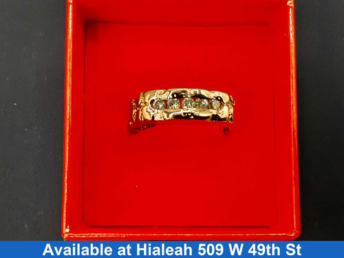 Men's Ring - Yellow Gold 14k (.585) 7.2 grams Size 10.5