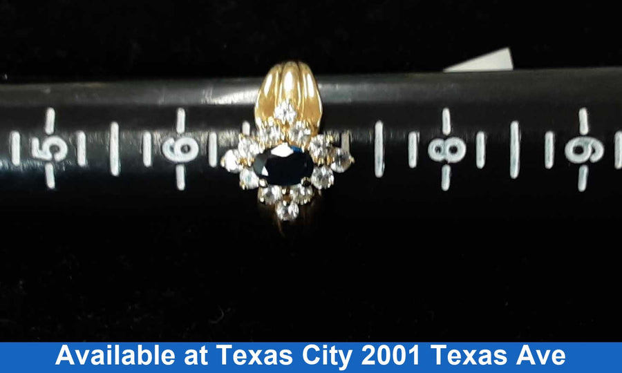 Women's Ring - Yellow Gold 14k (.585) 4.4 grams Size 6.5