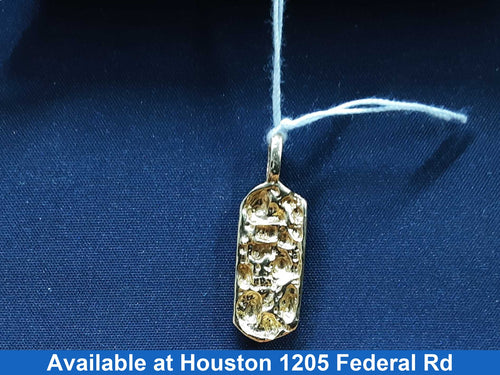 Nugget Pendant - Yellow Gold 14k (.585) 2.9 grams