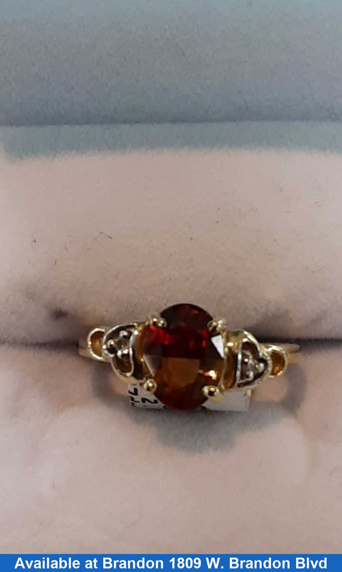 Women's Ring - Yellow Gold 14k (.585) 2.1 grams Size 5