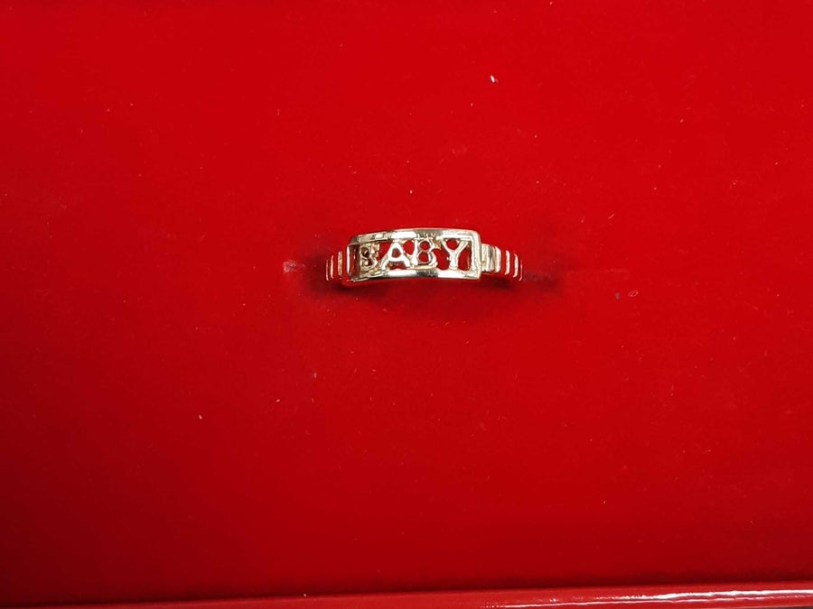 Women's Ring - Yellow Gold 10k (.417) 1 grams Size 1