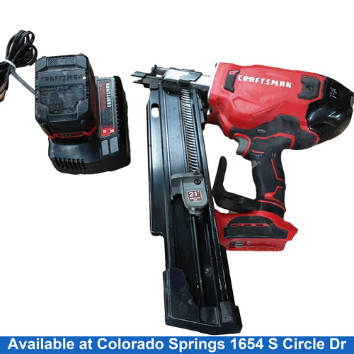 Craftsman Cmcn621pl Red Cordless Framing Nailer