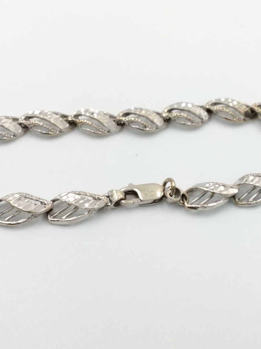 Link Bracelet - White Gold 10k (.417) 6.2 grams 6 inch