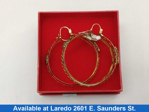Bangle Earrings - Yellow Gold 10k (.417) 16.1 grams
