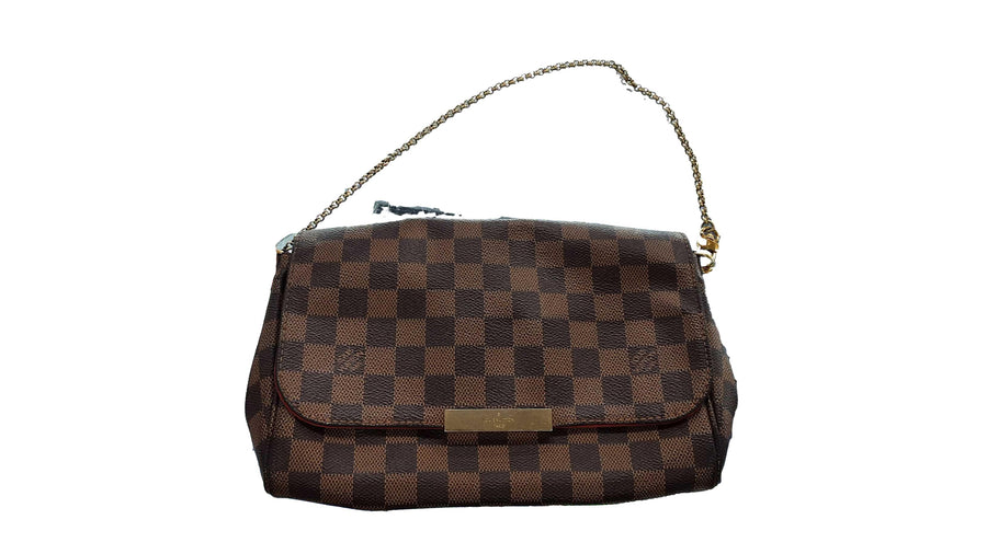 Louis Vuitton Damier Ebene Brown Purse / Handbag