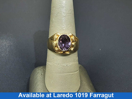 Men's Ring - Yellow Gold 10k (.417) 3.5 grams Size 12