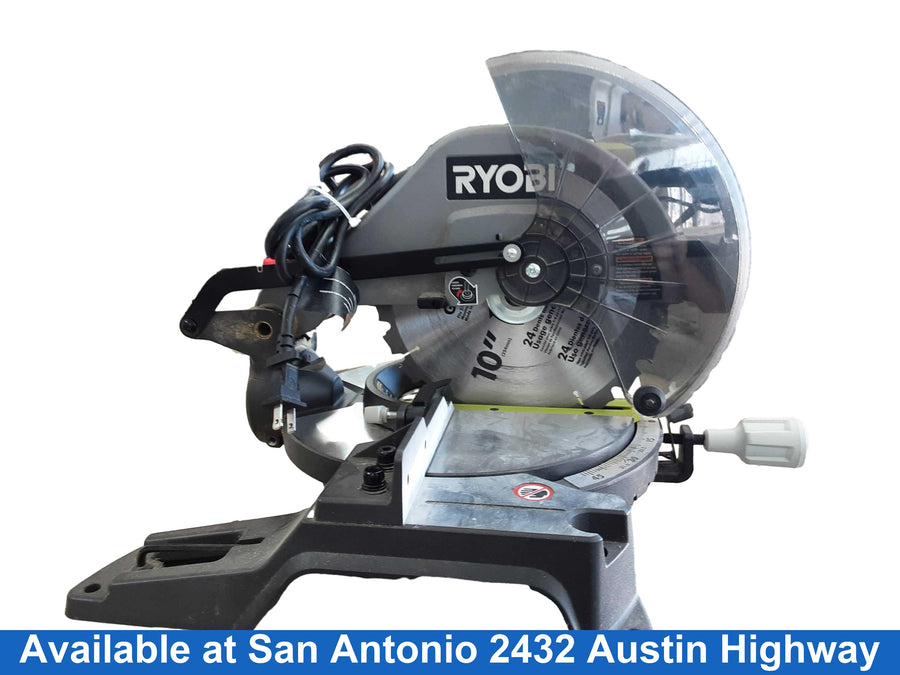 Ryobi Ts1346 Green Corded Miter Saw
