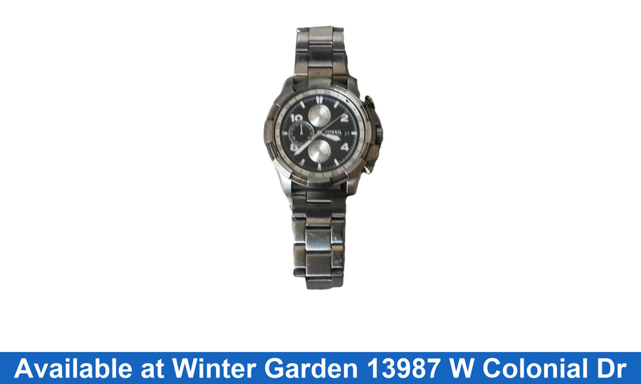 Fossil Fs5112 Silver Regular Watch