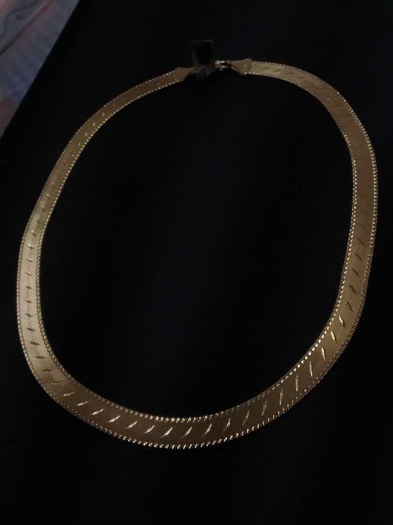 Herringbone Chain - Yellow Gold 10k (.417) 21.1 grams 24 inch