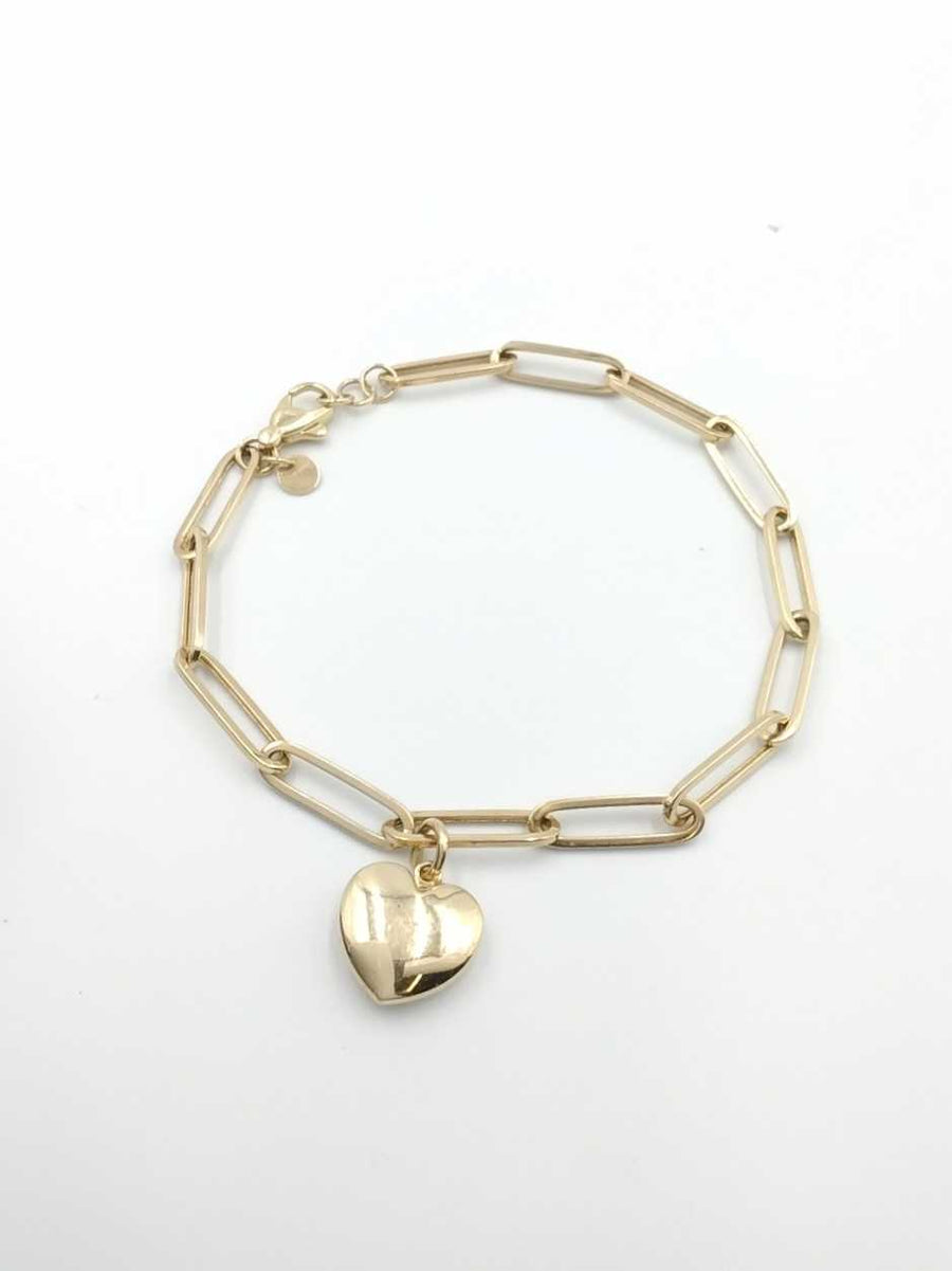 Link Bracelet - Yellow Gold 14k (.585) 7 grams 8 inch