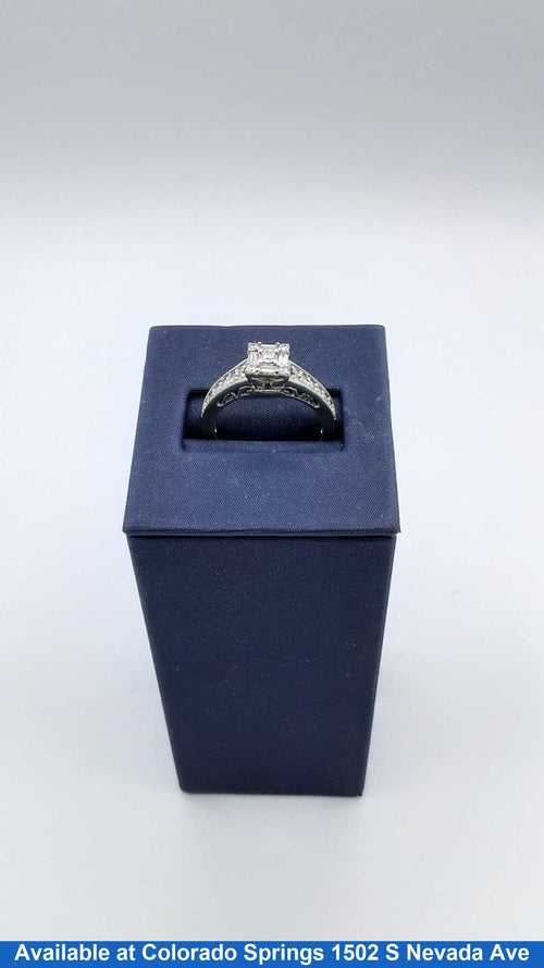 Ring - Wedding Set - White Gold 10k (.417) 3.5 grams Size 7