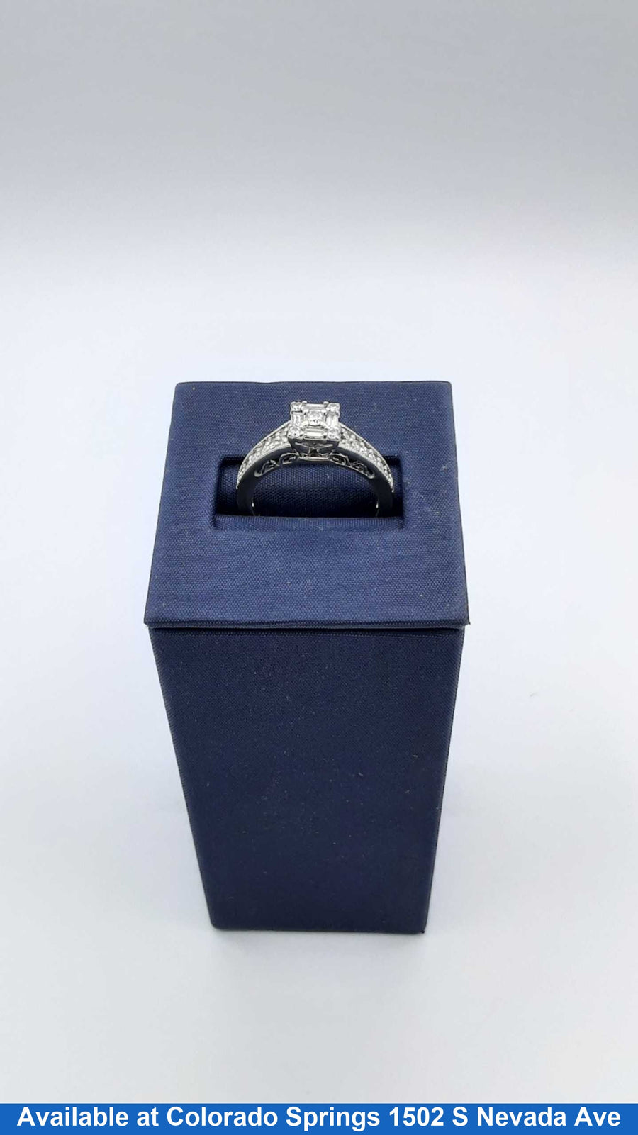 Ring - Wedding Set - White Gold 10k (.417) 3.5 grams Size 7