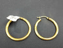 Bangle Earring Yellow Gold 14k (.585) 3.7 grams