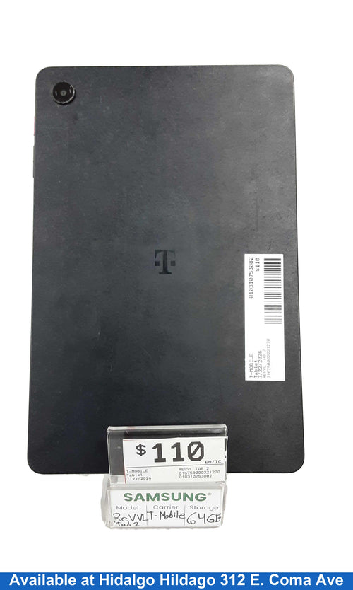 T-mobile Revvl Tab 2 Black Tablet