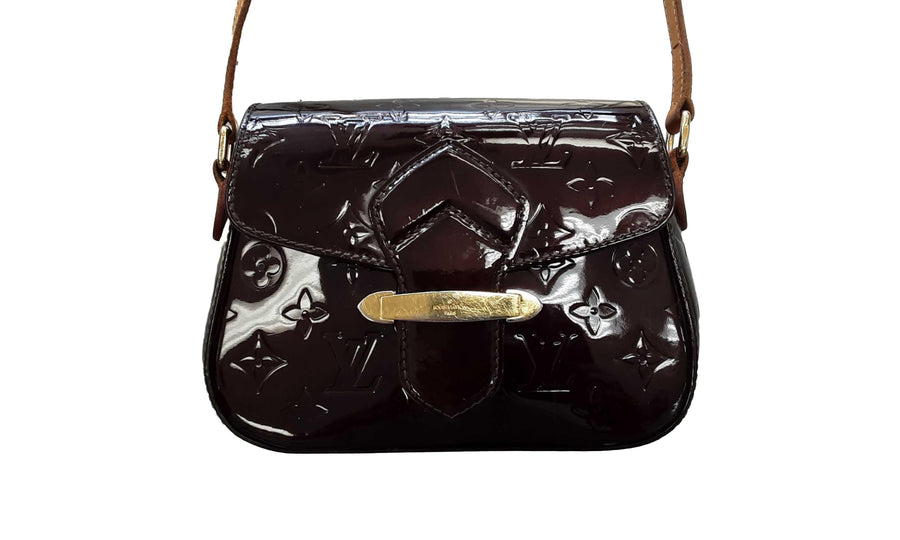 Louis Vuitton Amarante Monogram Vernis Purple Purse / Handbag
