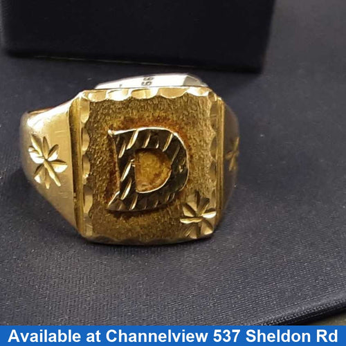 Men's Ring - Yellow Gold 10k (.417) 10 grams Size 11