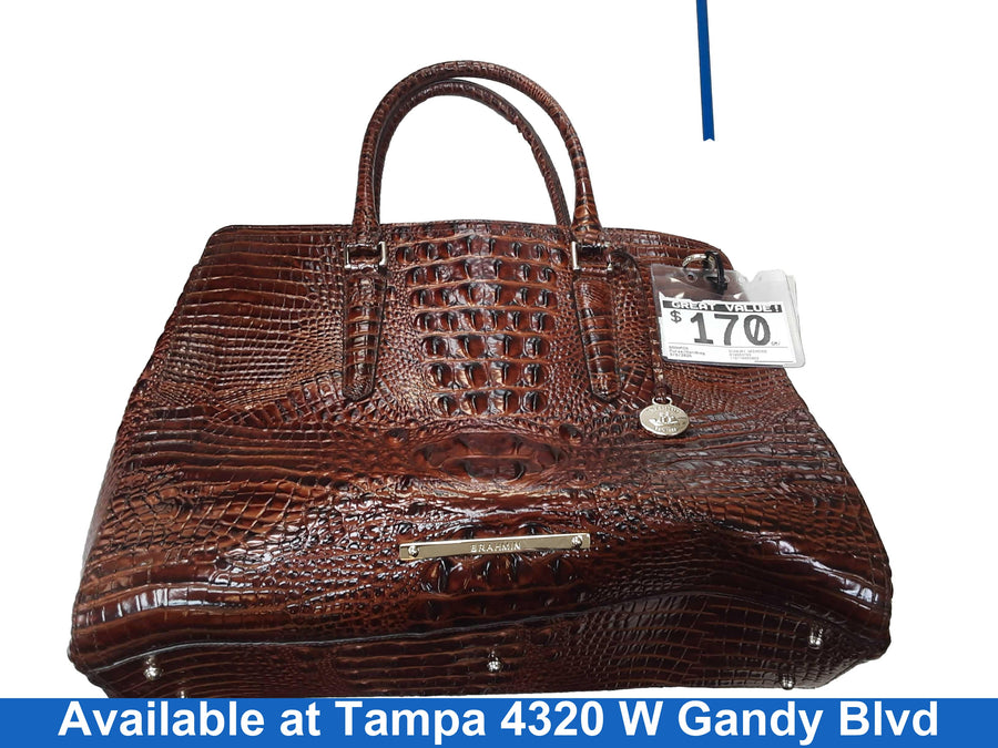 Brahmin Duxbury Weekender Brown Purse / Handbag