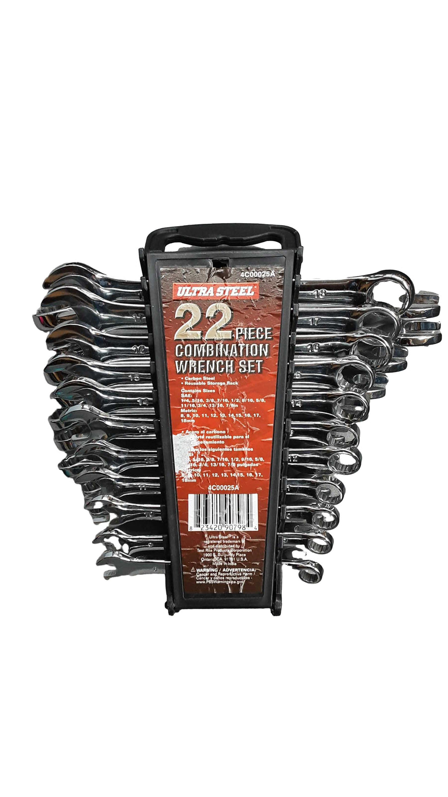 Ultra Steel 4c00025a Silver Standard Hand Wrench