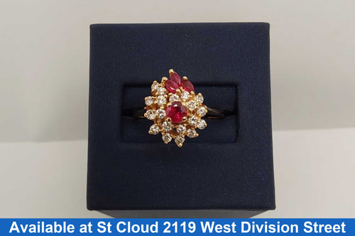 Women's Ring - Yellow Gold 14k (.585) 4.32 grams Size 10