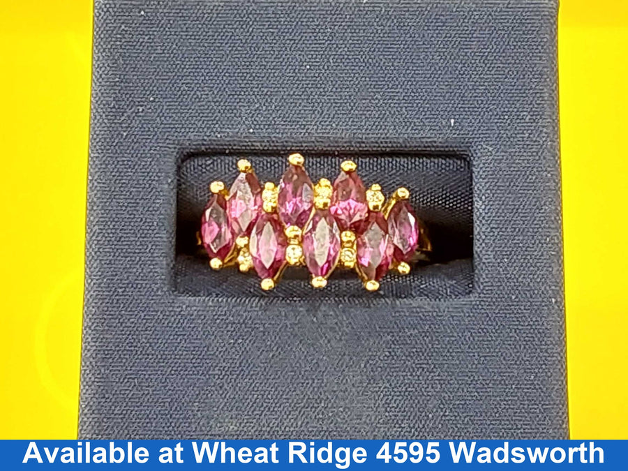 Women's Ring - Yellow Gold 14k (.585) 3.8 grams Size 9