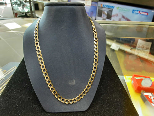 Cuban Link Chain - Yellow Gold 14k (.585) 20.7 grams 28 inch