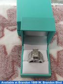 Women's Ring - White Gold 14k (.585) 13.1 grams Size 8