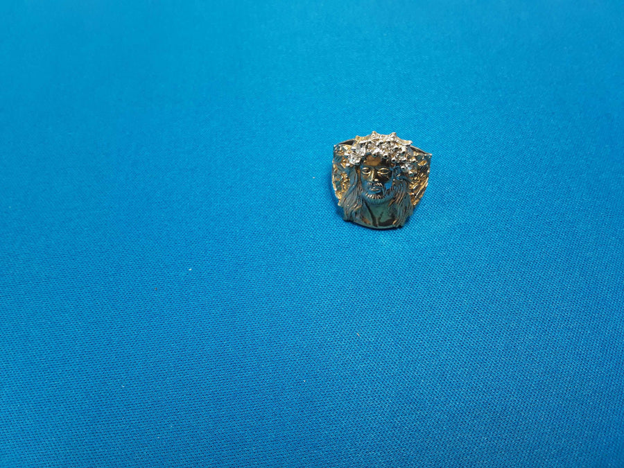 Men's Ring - Yellow Gold 10k (.417) 4.3 grams Size 10.5