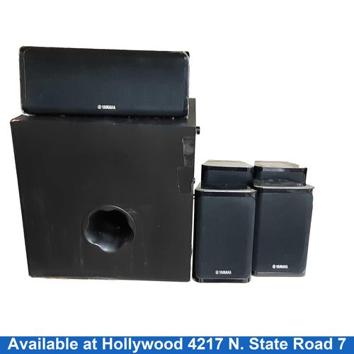 Yamaha Rv-v385 Black Surround Sound Speaker