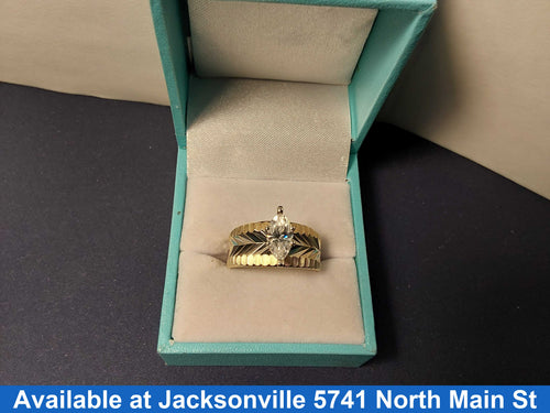 Women's Ring - Yellow Gold 10k (.417) 4.6 grams Size 9