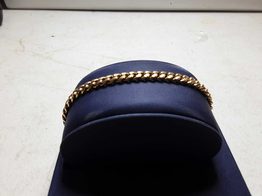 Cuban Link Bracelet - Yellow Gold 10k (.417) 8.3 grams 8 inch