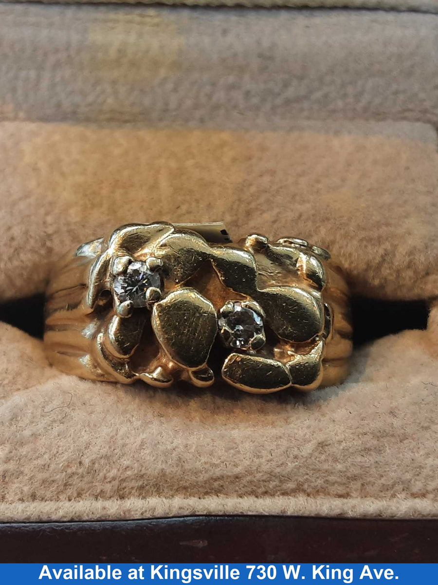 Men's Ring - Yellow Gold 14k (.585) 9.6 grams Size 8