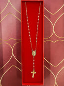 Tricolor Gold 14k (.585) 7.6 grams 22 inch