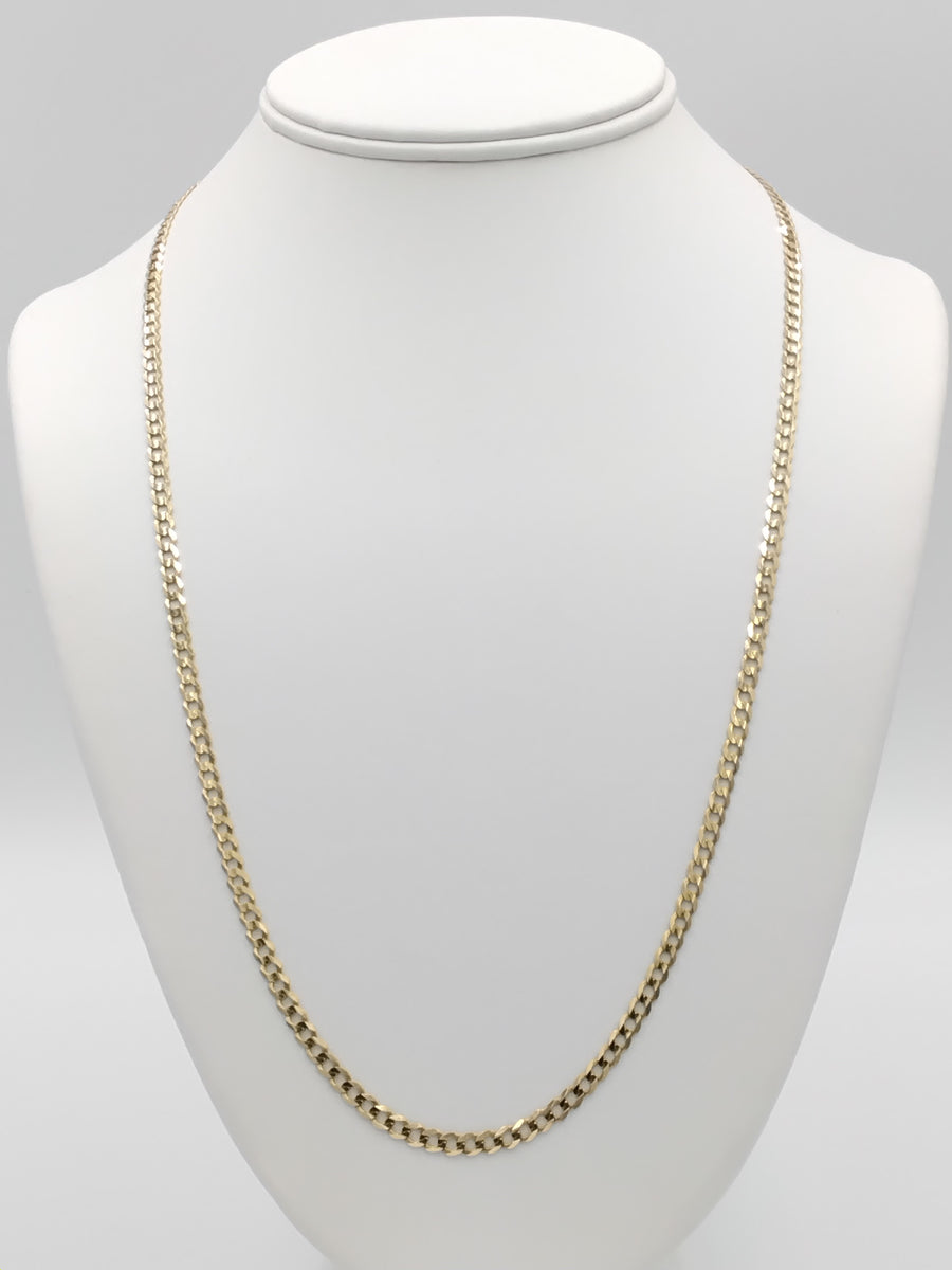 Cuban Link Chain - Yellow Gold 14k (.585) 9.25 grams 18 inch