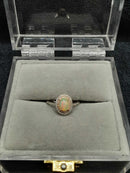 Opal And Diamond Ring