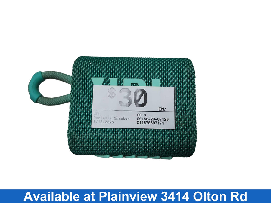 Jbl Go 3 Green Portable Speaker